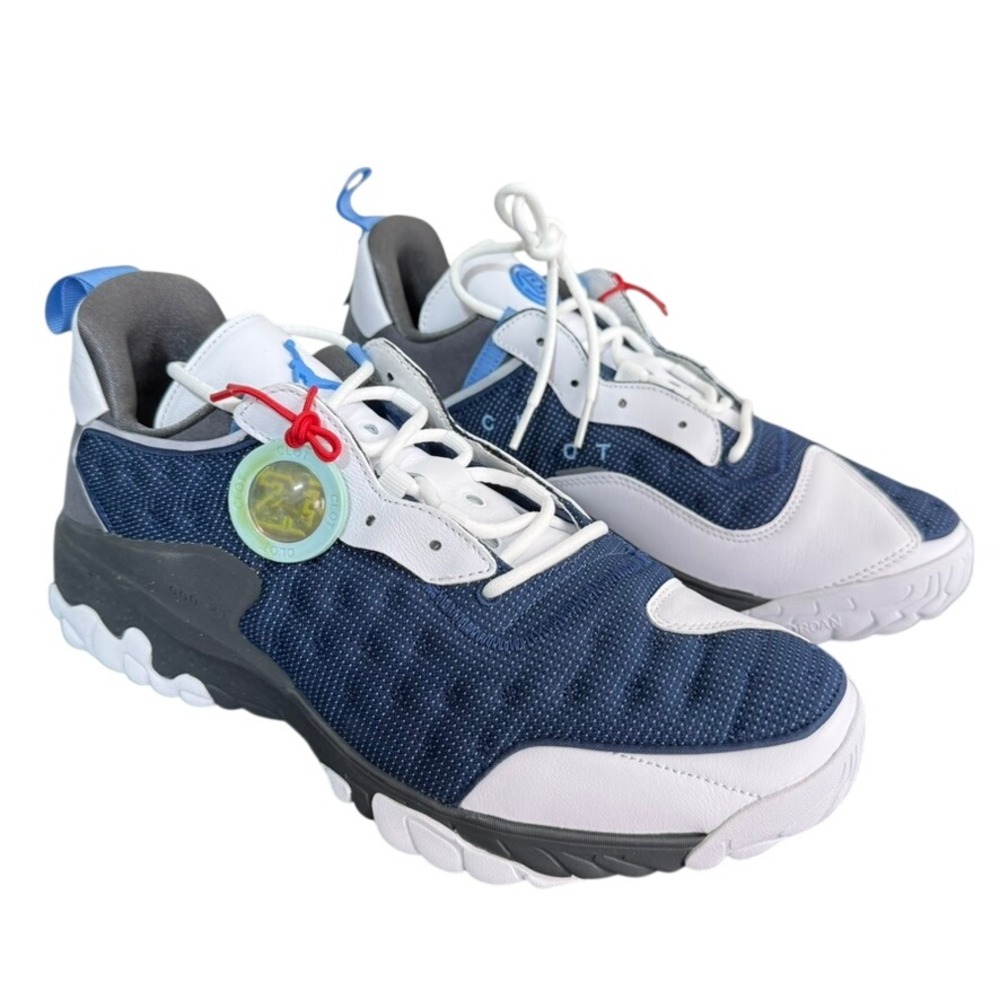 Jordan Delta 2 SP Clot Flint Mens 13 Streetwear Navy Blue White Sneakers
